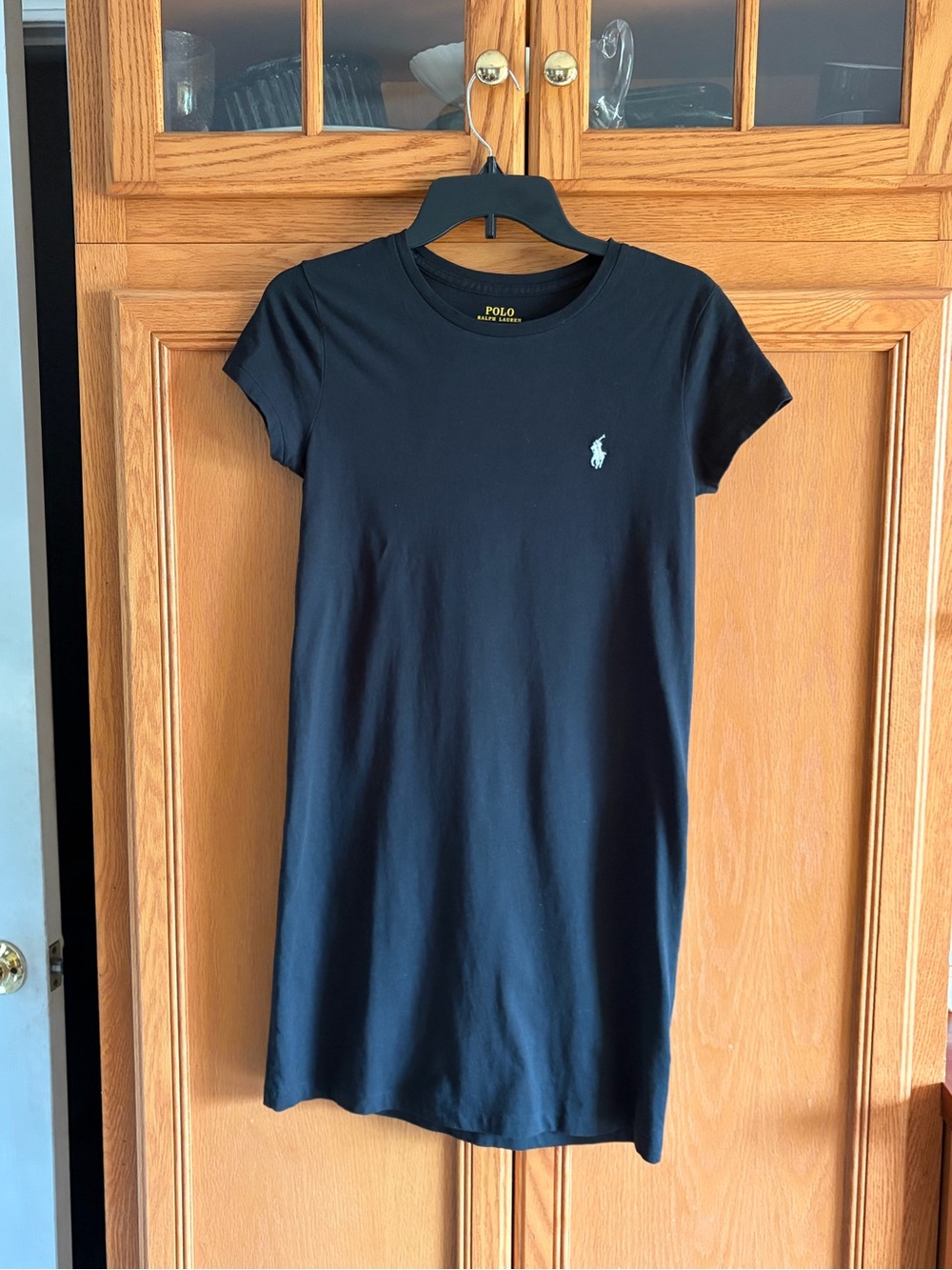 Ralph Lauren Polo Black Logo polo horse Tee shirts Dress size SP